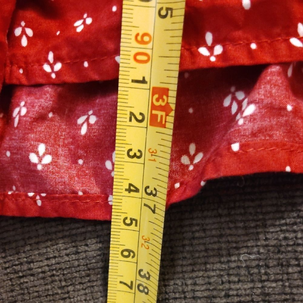 Old Navy Red Floral Midi Dress (207) - Picture 3 of 6
